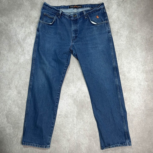 Wrangler FR Jeans Mens 36x30 Flame Resistant 10FR47MLW ARC Rating 21.0 ATPV A001 - Picture 1 of 6